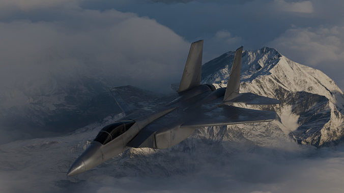 f15 eagle fighter jet 3D model