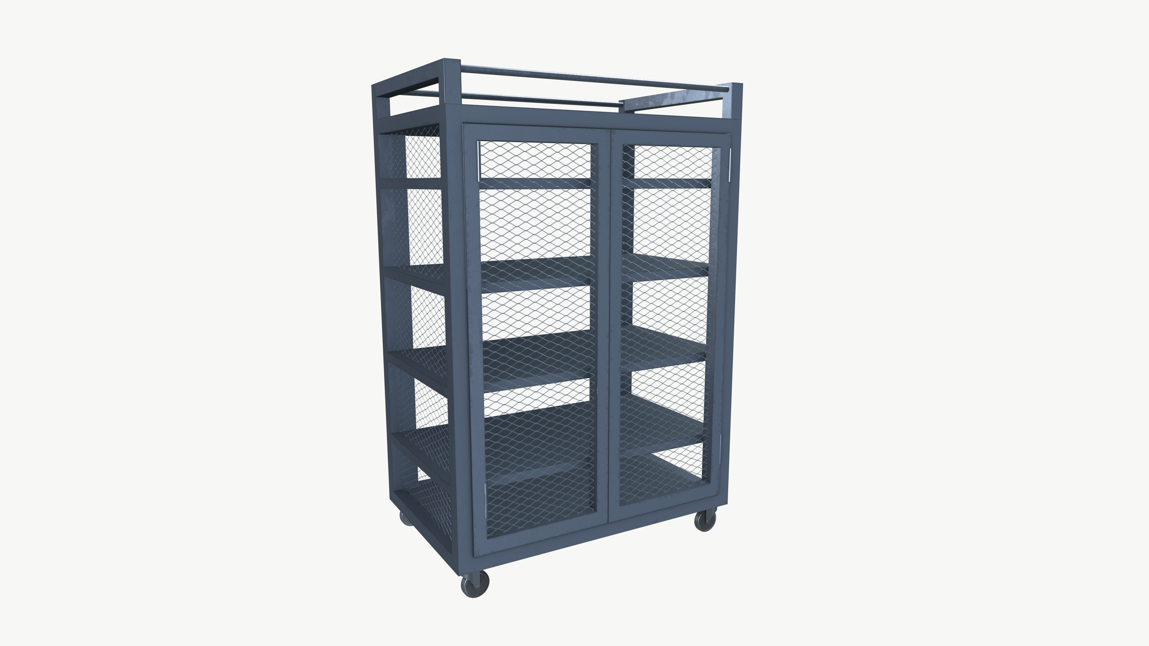 Mesh Cabinet 3D model_2