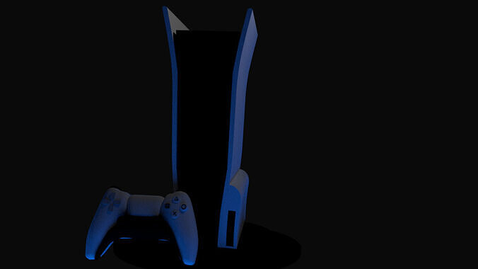 playstation 5 Low-poly 3D model