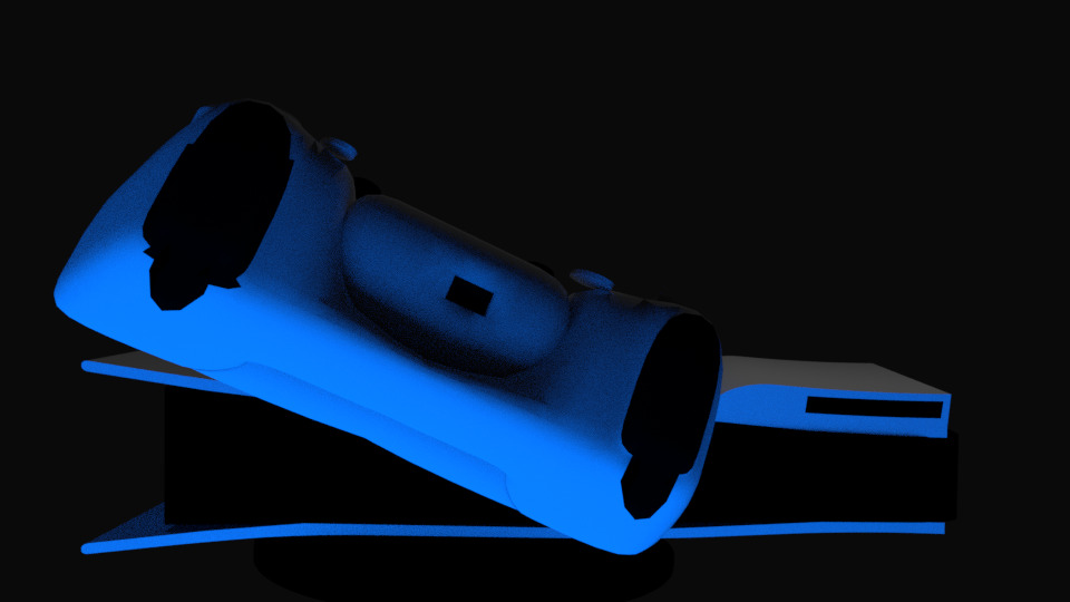 playstation 5 Low-poly 3D model_4