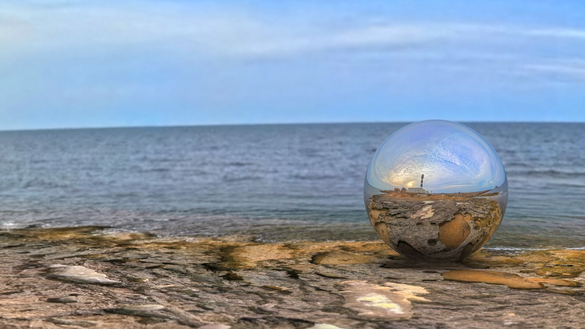 8K HDRI Lighthouse Sunset on Rocky Coast  Texture_4