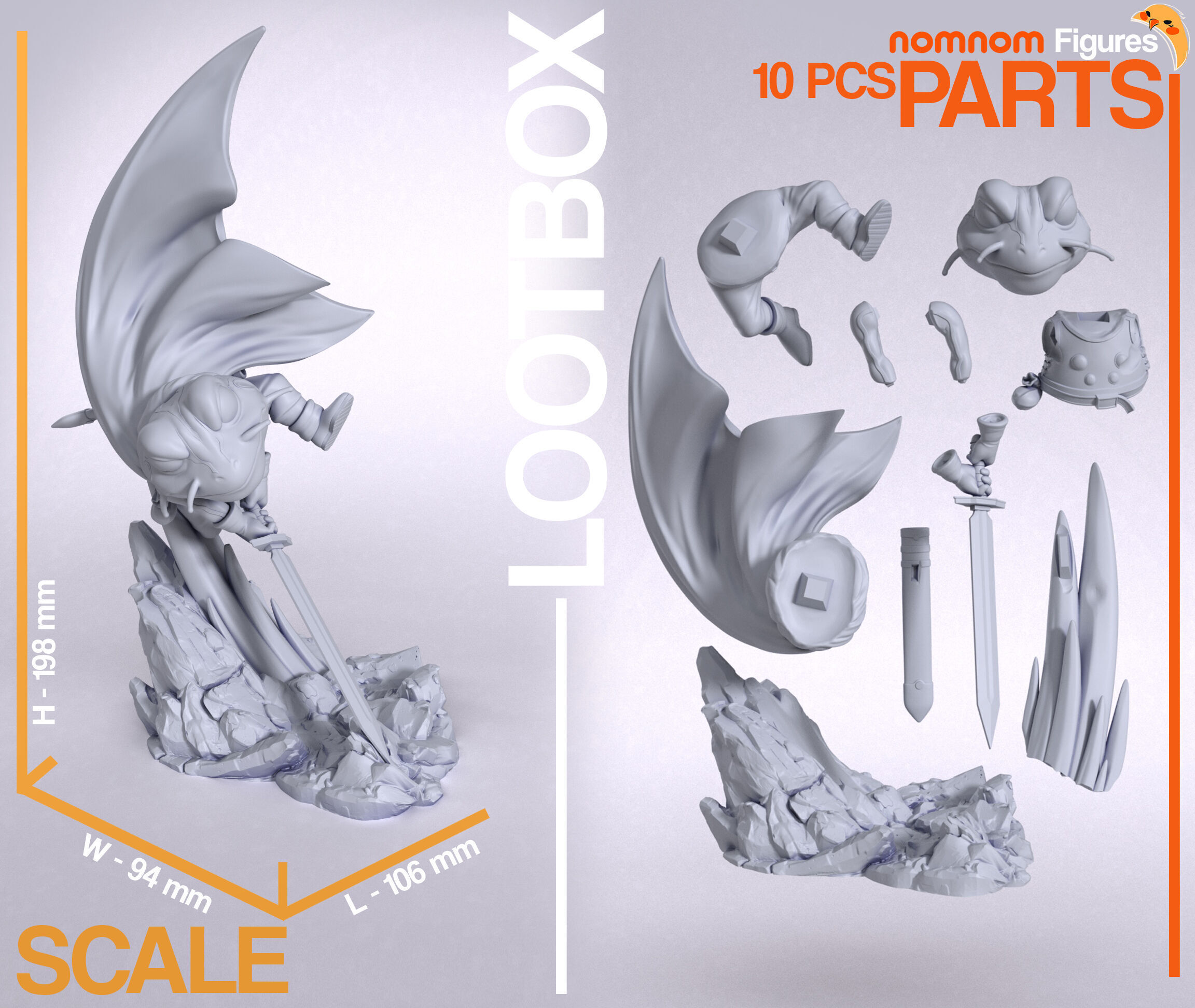 Frog - Chrono Trigger 3D print model_1