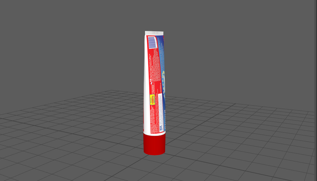 Colgate Low-poly 3D model_3