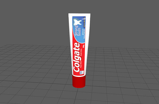 Colgate Low-poly 3D model