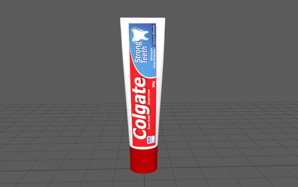 Colgate Low-poly 3D model_4