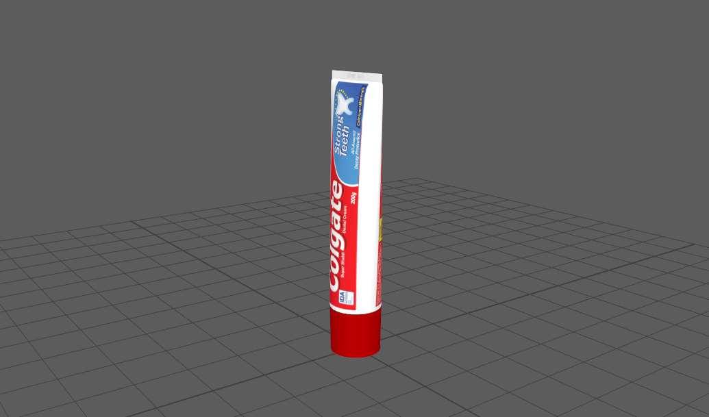 Colgate Low-poly 3D model_2