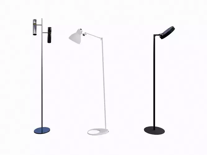 Minimalist Trio Floor Lamps