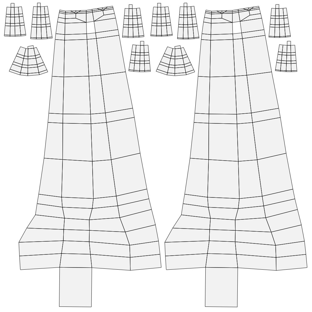 Low Poly Rigged model - A Wraith in the Woods Low-poly 3D model_10