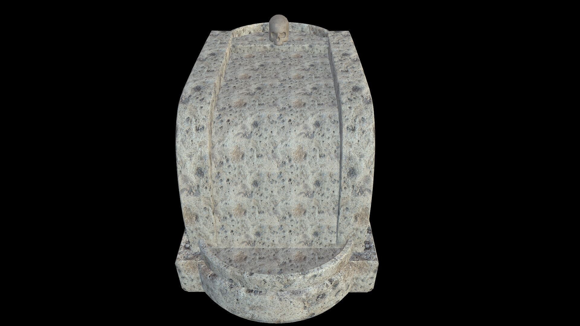 Fontain Medieval v2 Low-poly 3D model_6