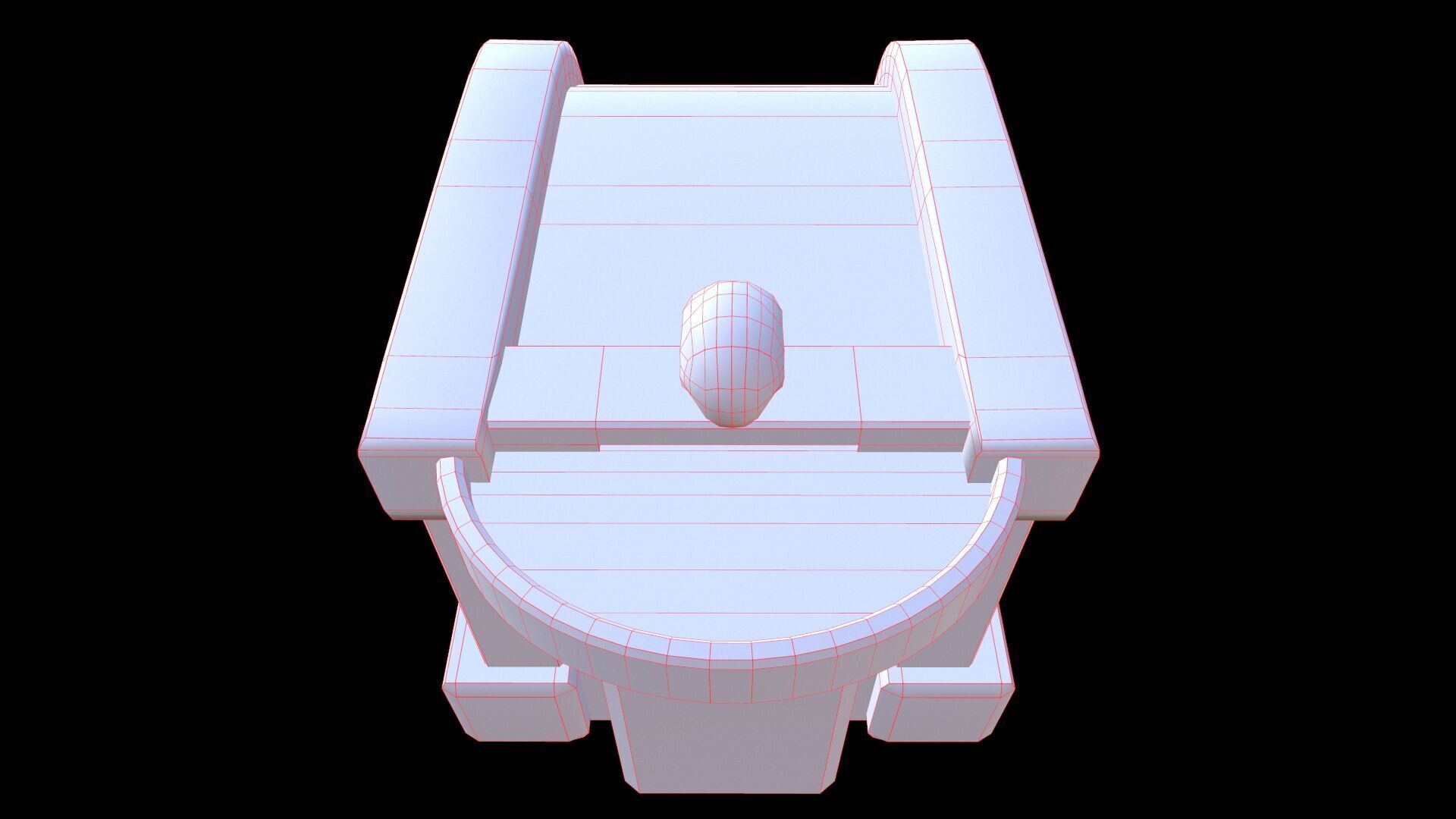 Fontain Medieval v2 Low-poly 3D model_14