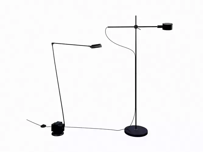 Minimalist Dual Floor Lamps