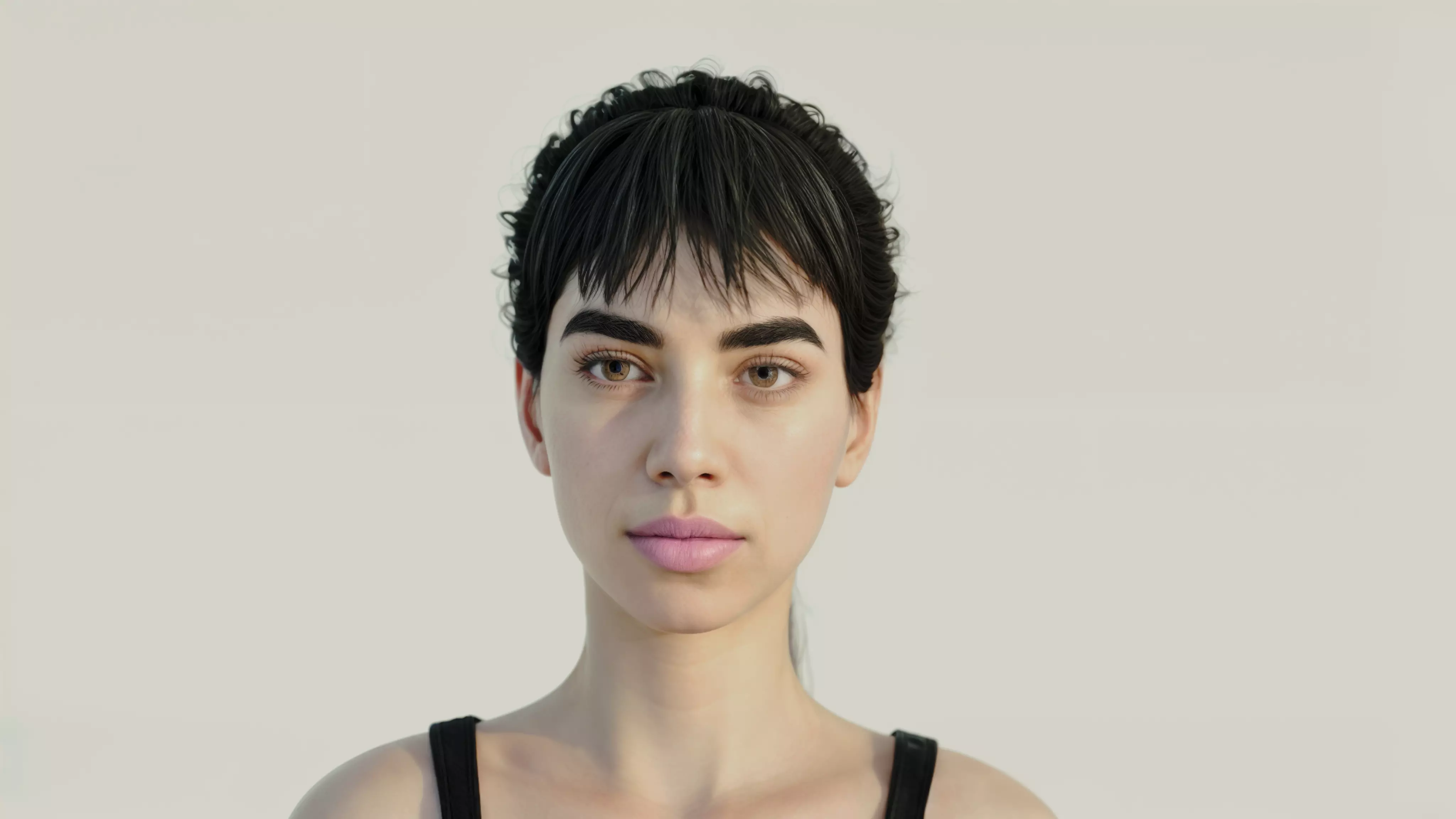 Grace - Realistic Female 3D Model Low-poly 3D model_0