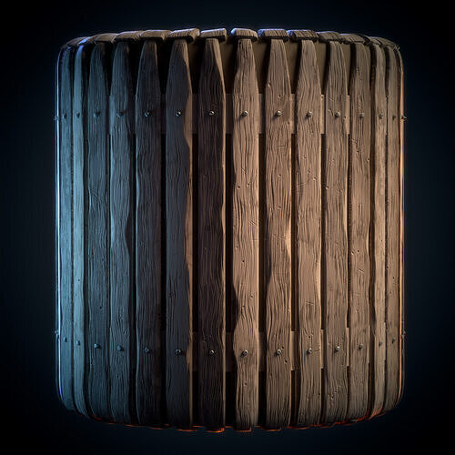 Wood Fence - VOL 09 - SBsar - Maps Texture