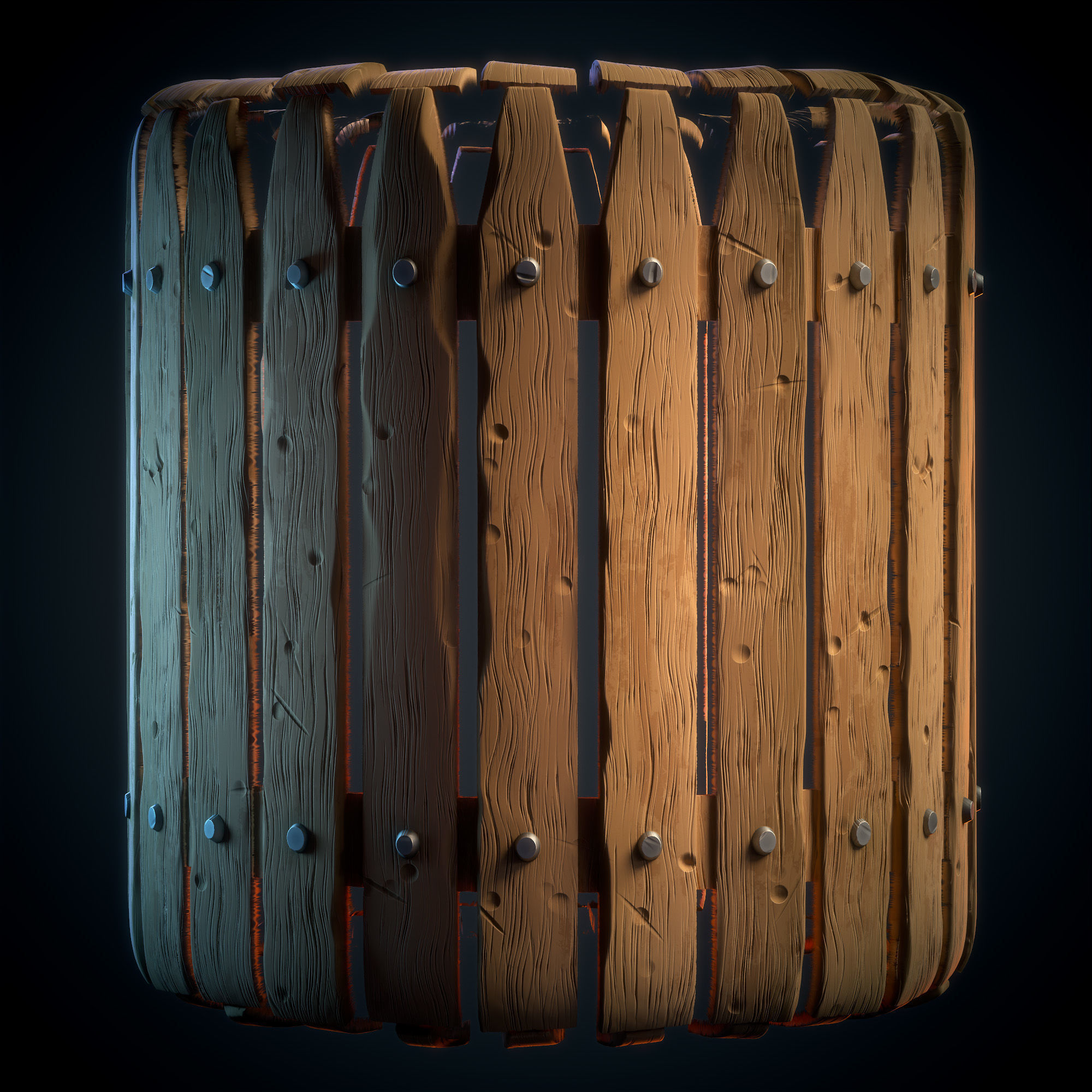 Wood Fence - VOL 09 - SBsar - Maps Texture_8