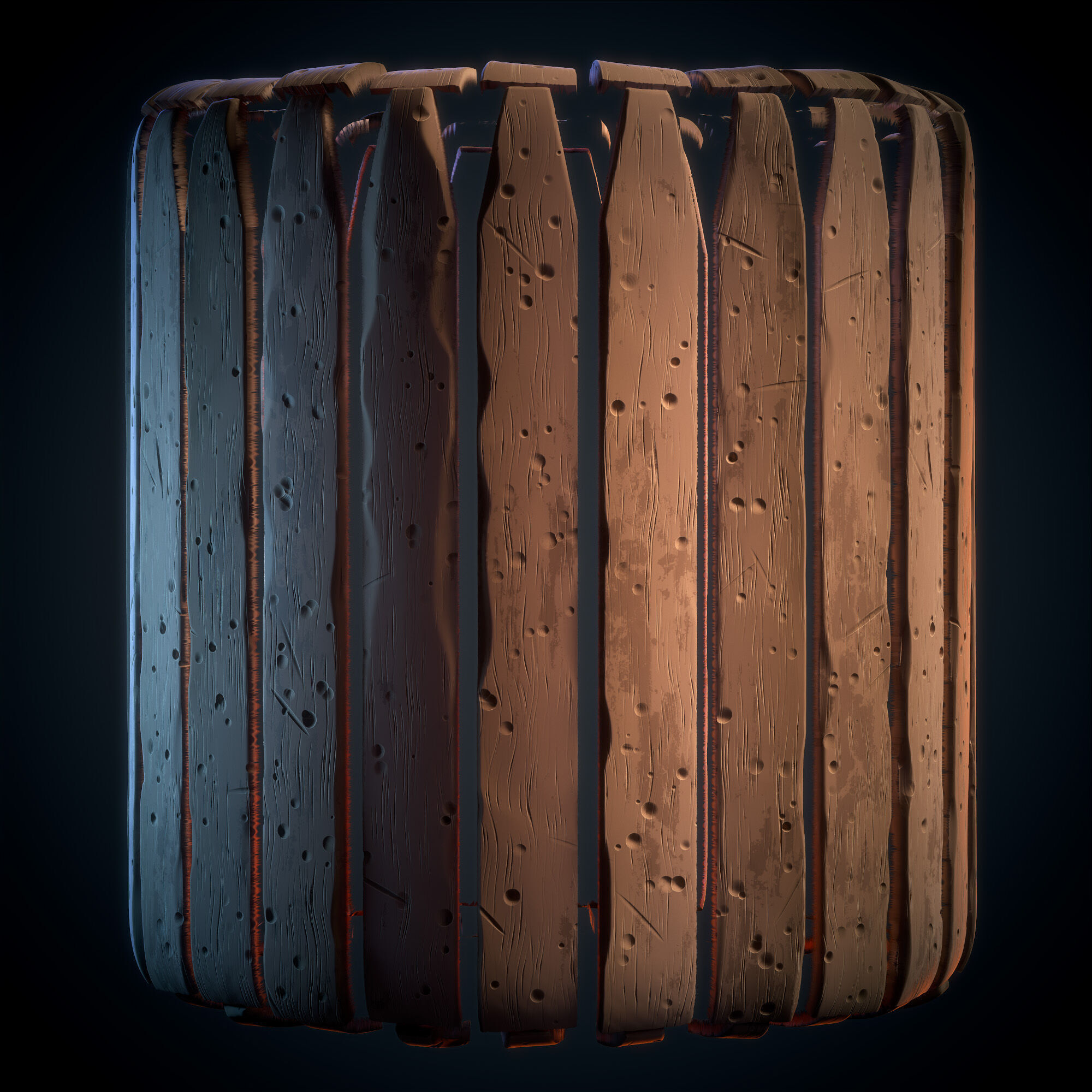 Wood Fence - VOL 09 - SBsar - Maps Texture_3