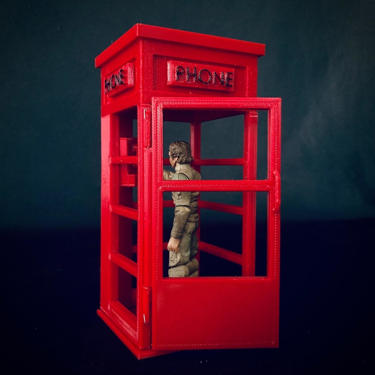 Custom PHONE BOOTH 3D print model_2