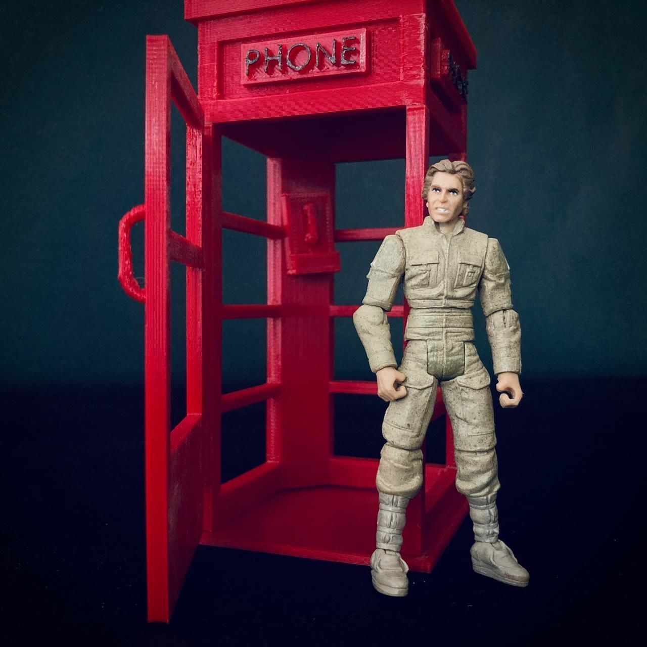 Custom PHONE BOOTH 3D print model_1