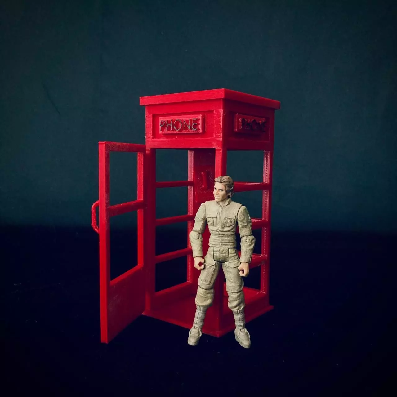 Custom PHONE BOOTH 3D print model_0