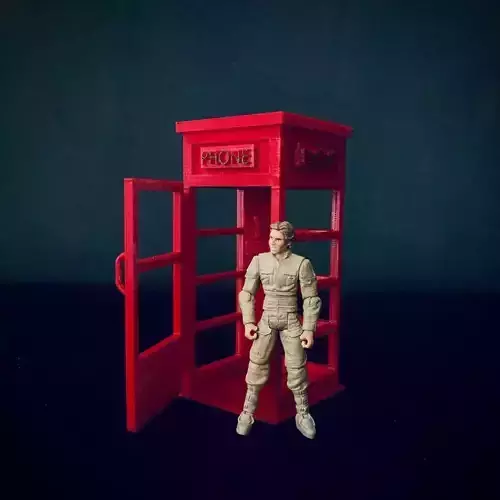 Custom PHONE BOOTH 3D print model