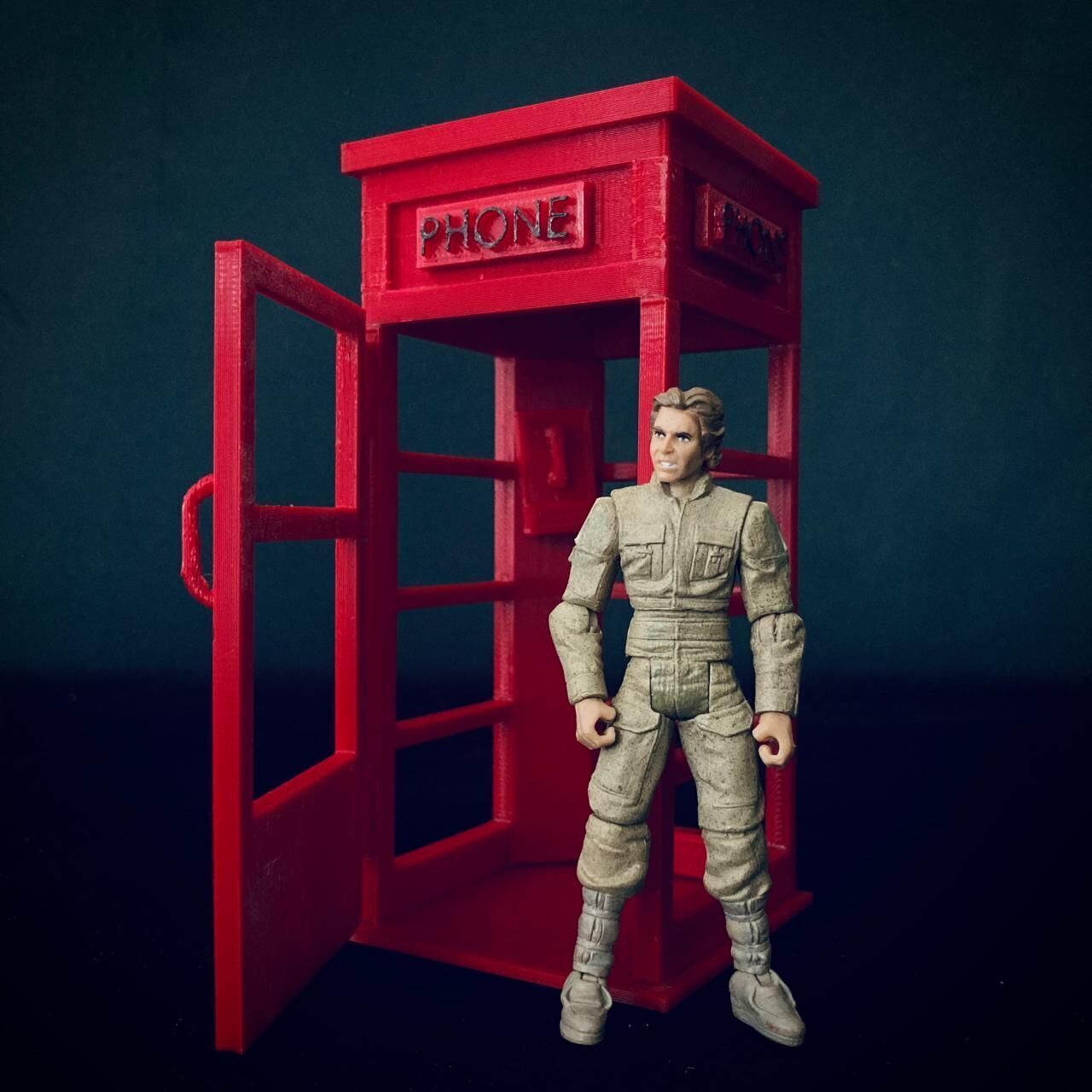 Custom PHONE BOOTH 3D print model_3