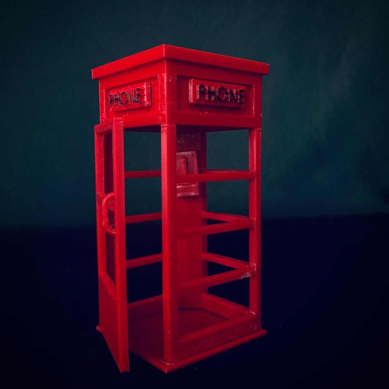 Custom PHONE BOOTH 3D print model_5