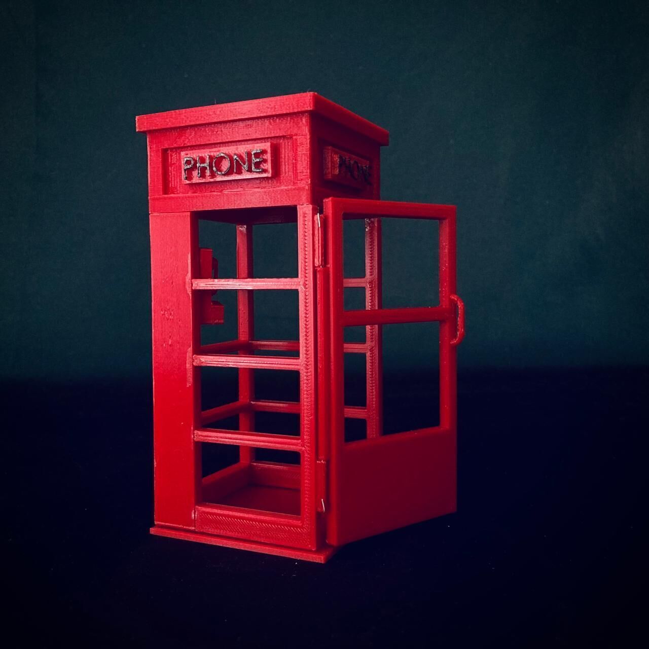 Custom PHONE BOOTH 3D print model_4