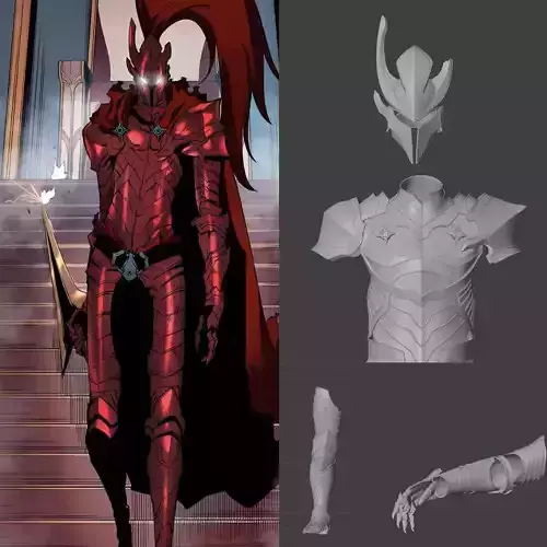 Igris Armor Cosplay - Solo Leveling for EVA Foam Crafting 