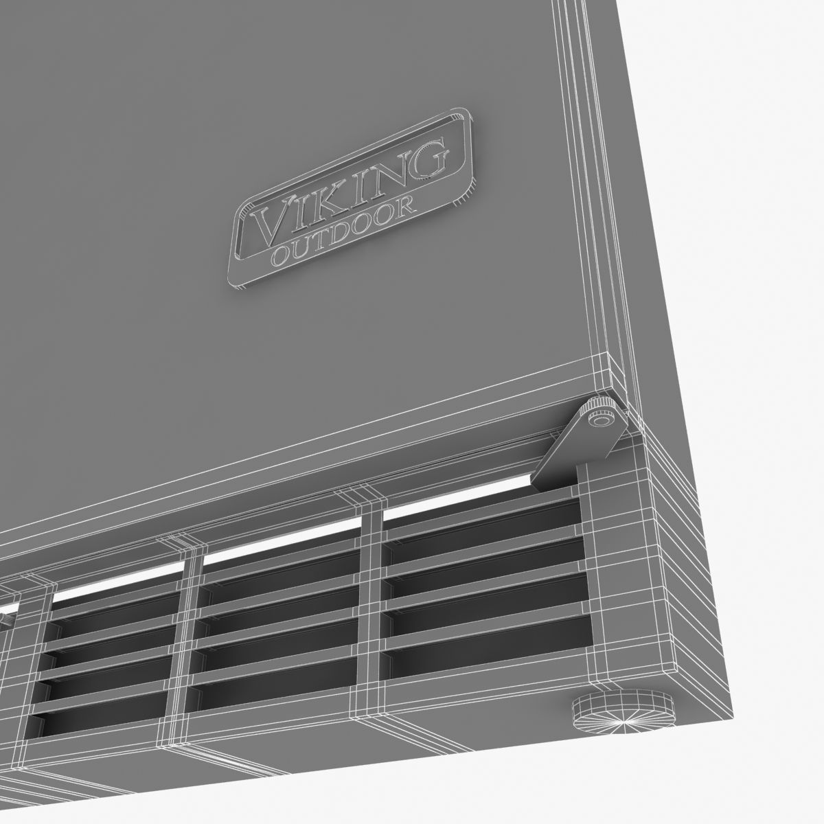 Viking Outdoor Undercounter Refrigerator 3D model CGTrader