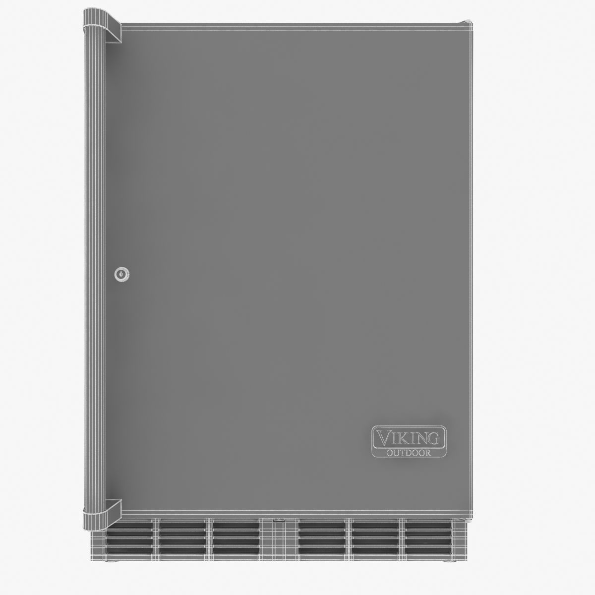 Viking Outdoor Undercounter Refrigerator 3D model CGTrader