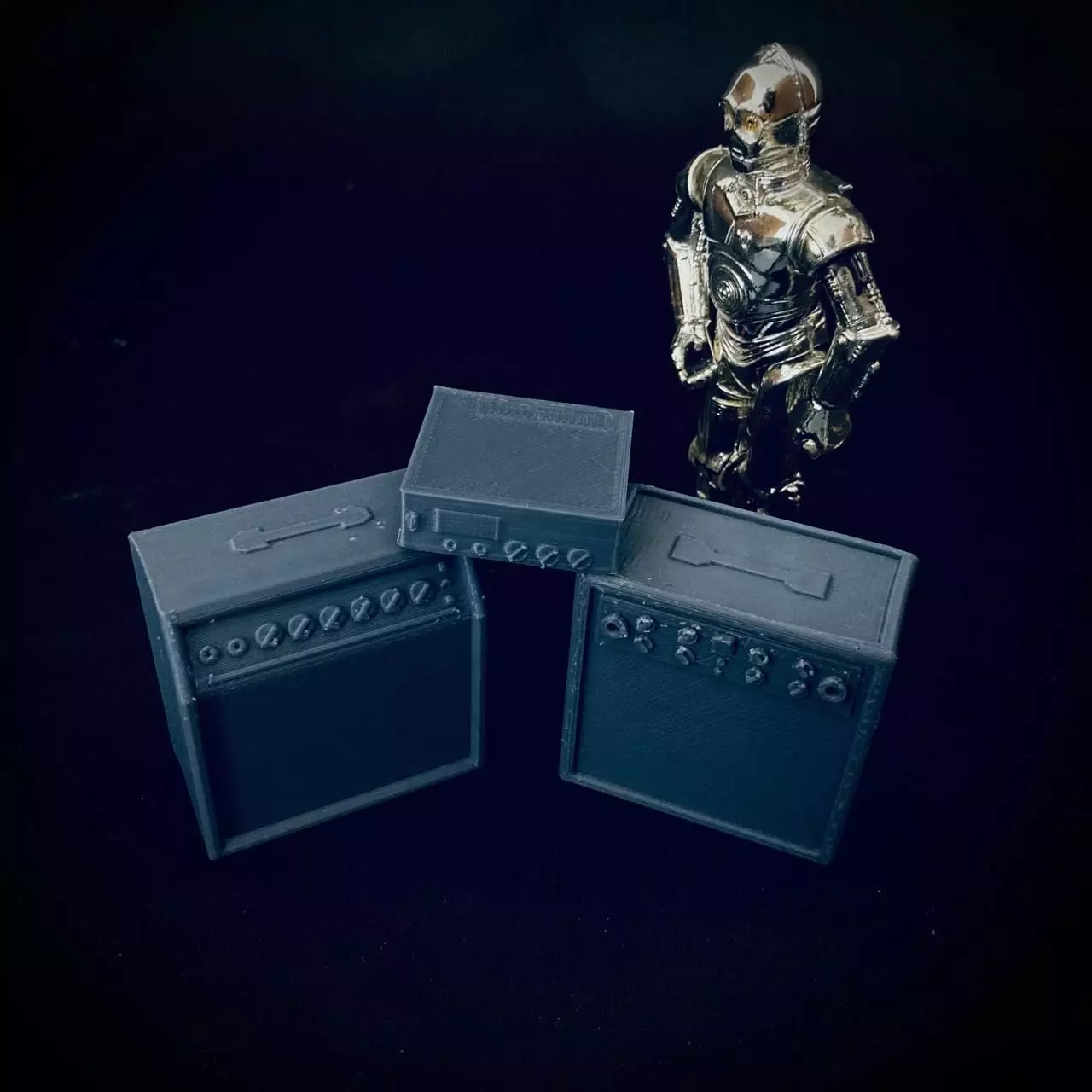 Custom SPEAKER AMP Set 3D print model