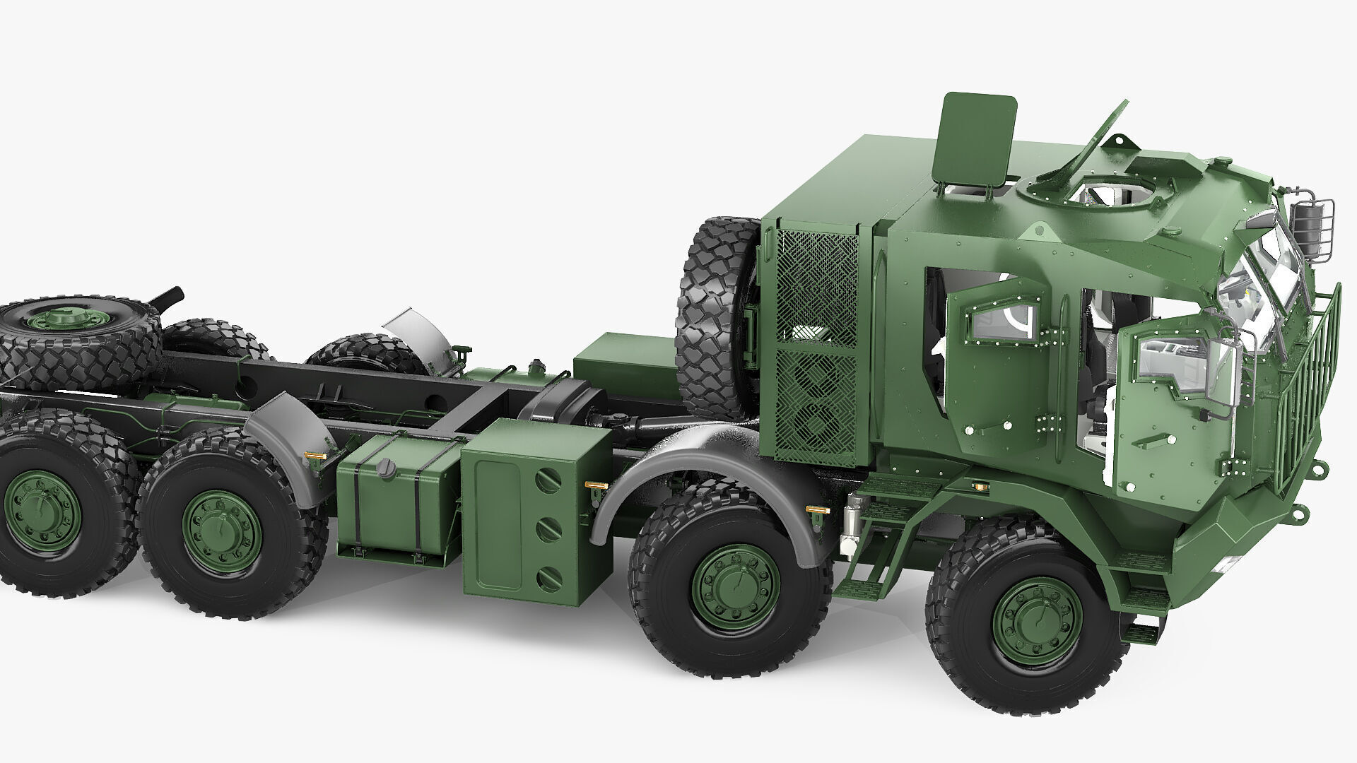 Custom vehicle 8x8 3d model 3D model_9