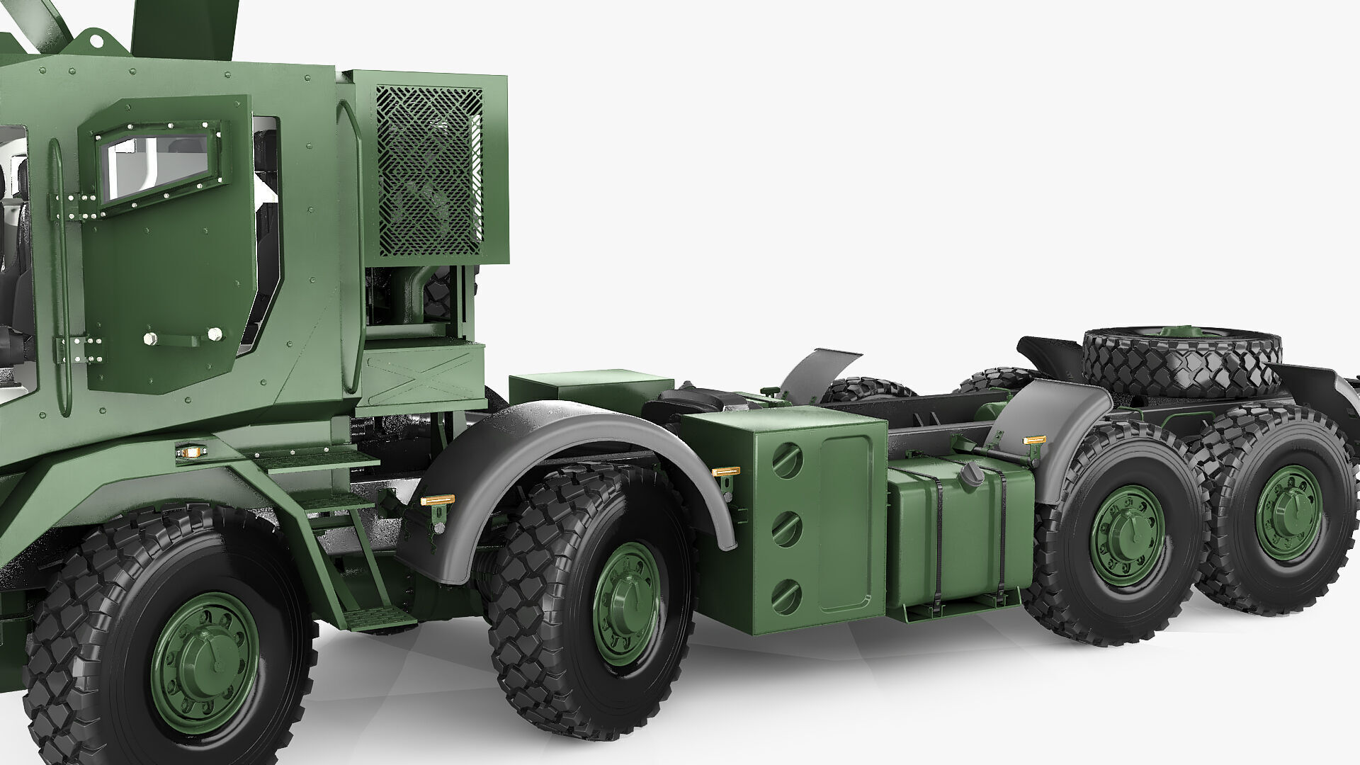 Custom vehicle 8x8 3d model 3D model_13