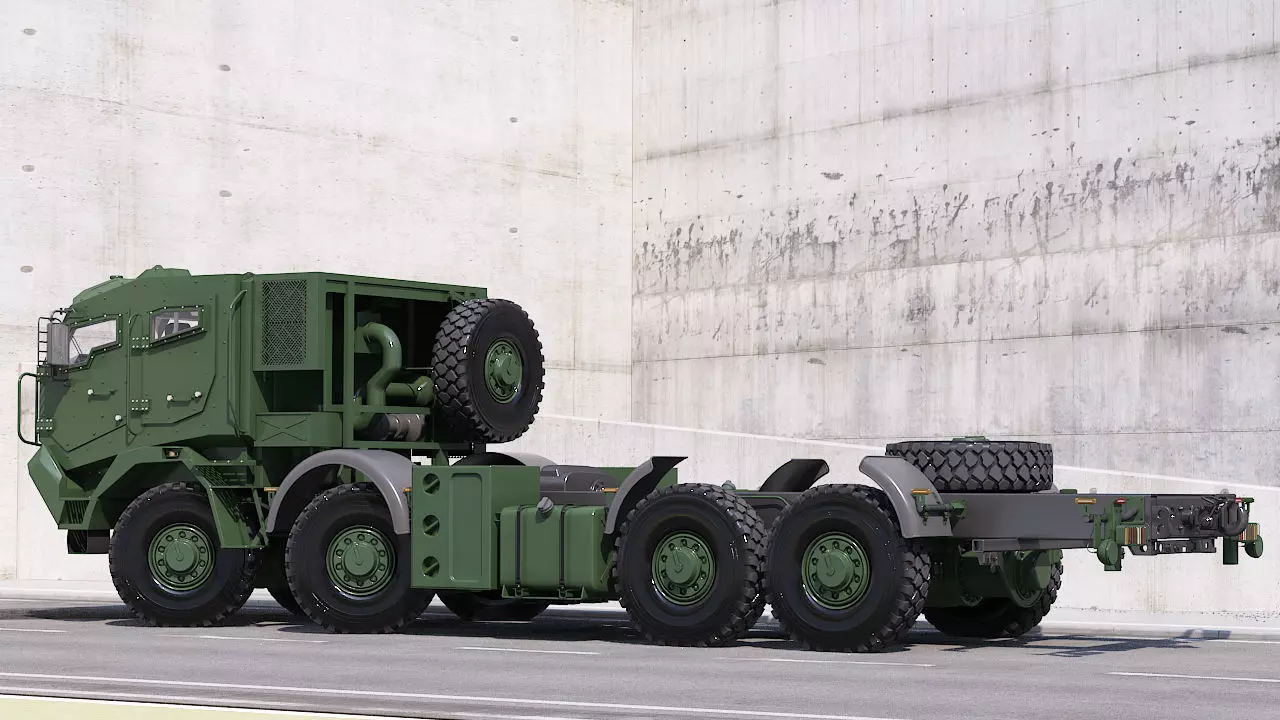 Custom vehicle 8x8 3d model 3D model_0