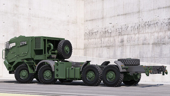 Custom vehicle 8x8 3d model 3D model