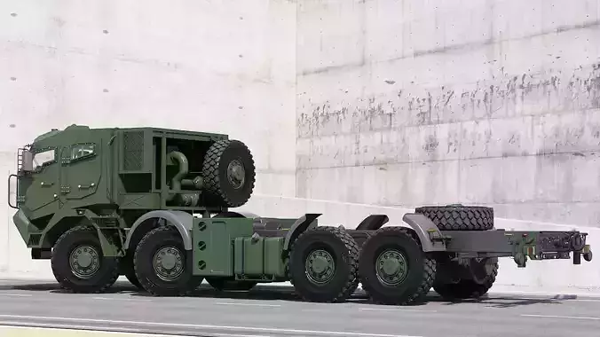 Custom vehicle 8x8 3d model