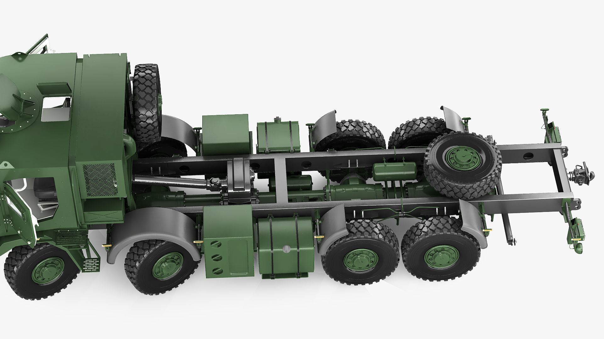 Custom vehicle 8x8 3d model 3D model_11