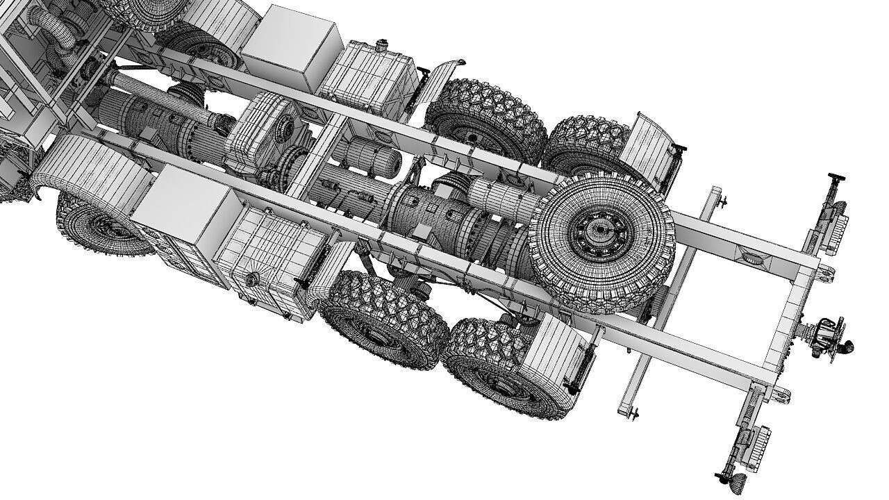 Custom vehicle 8x8 3d model 3D model_29