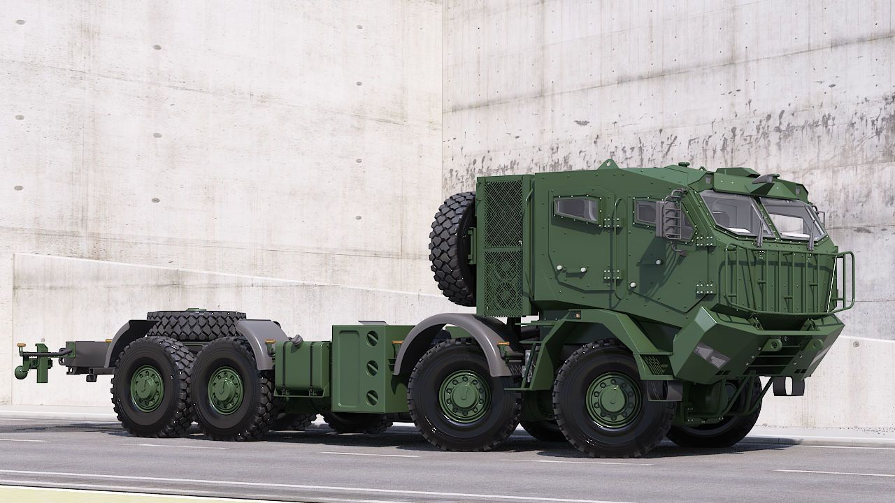 Custom vehicle 8x8 3d model 3D model_1