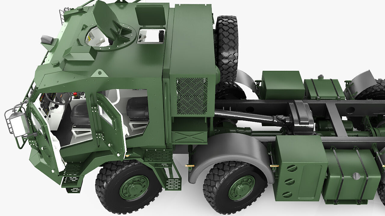 Custom vehicle 8x8 3d model 3D model_26