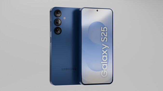 Samsung Galaxy S25 Free low-poly 3D model