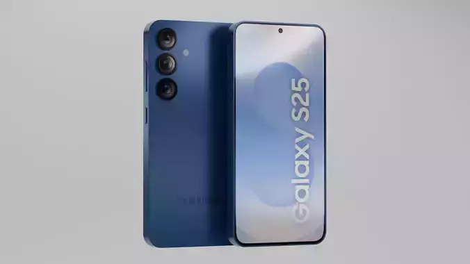 Samsung Galaxy S25 Free low-poly 3D model