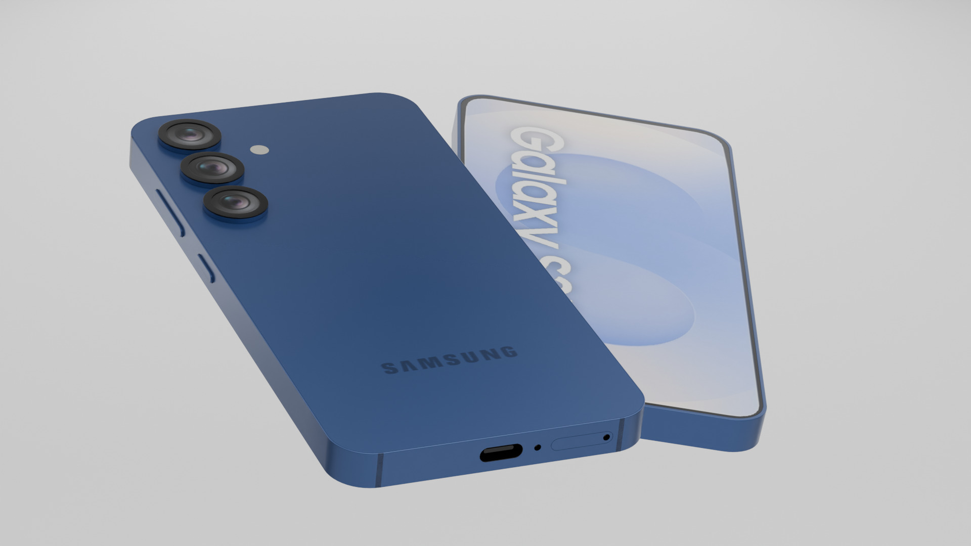 Samsung Galaxy S25 Free low-poly 3D model_2