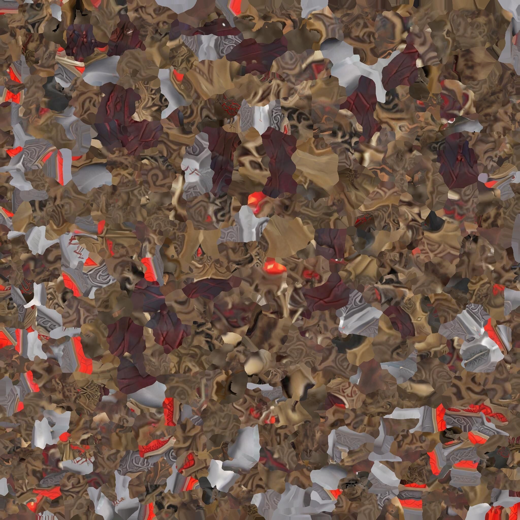 Elven Fantasy Sword - Game Ready Low-poly 3D model_5