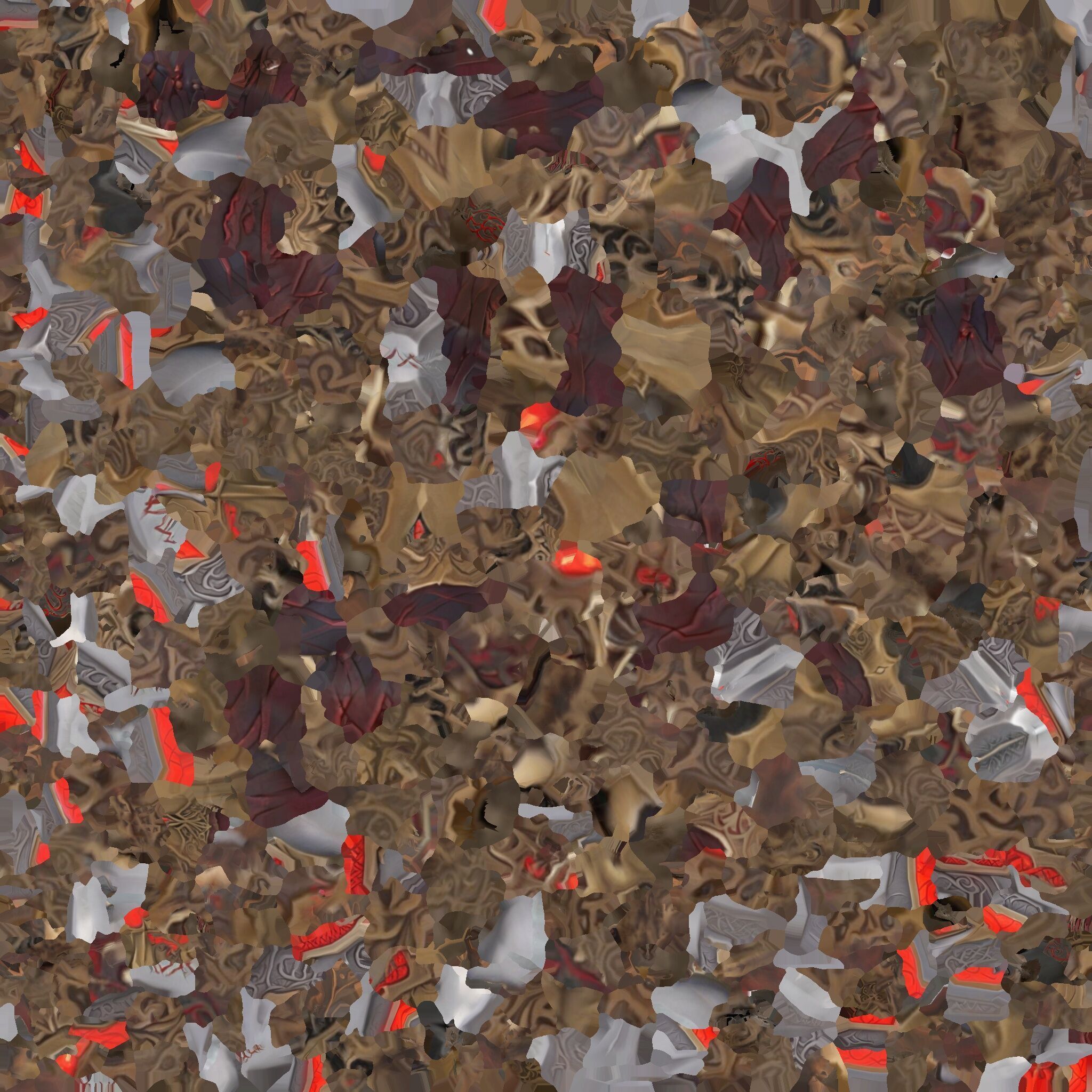 Elven Fantasy Sword - Game Ready Low-poly 3D model_6