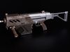 SciFi Machine Gun Low-poly 3D model_1