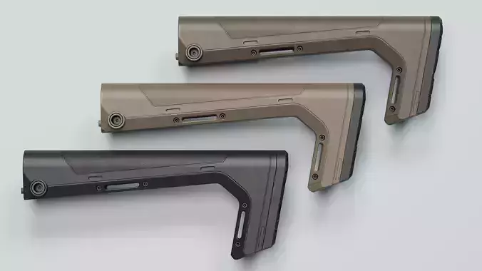 HRS Light Fixed Buttstock - Replica