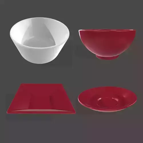 Bowl and Plate - 4 Version