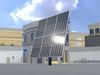 Agricultural Photovoltaic System 165 Degrees 4m Low-poly 3D model_1
