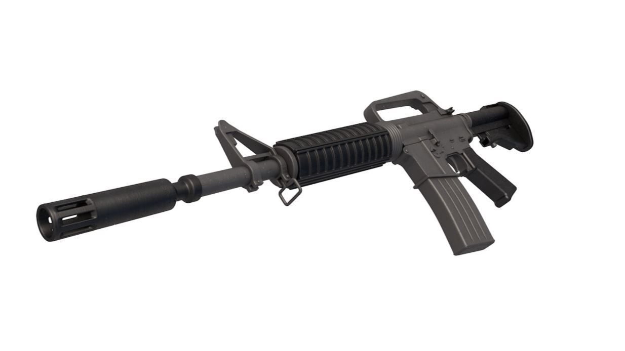 XM177 Carbine 3D model_4