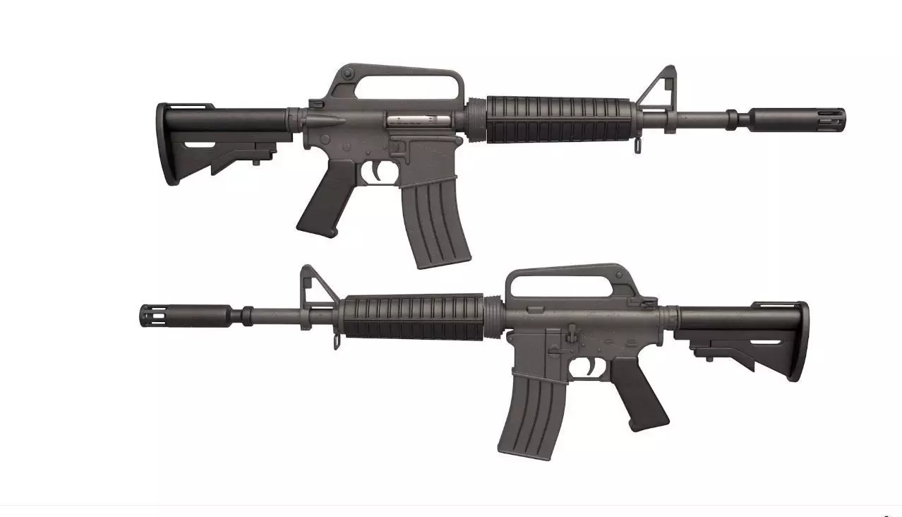 XM177 Carbine 3D model_0